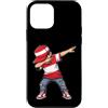 Dab Life Designs Custodia per iPhone 12 mini Cool Kid Dabbing posa Cartoon Graphic