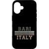 Italian born and Italy apparel Custodia per iPhone 16 Retro Bari Italia