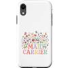 Postal Bloom Creations Custodia per iPhone XR Apprezzamento dei lavoratori postali floreali del corriere della posta