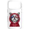 Shih Tzu Puppy Lover PS Custodia per iPhone 17 Pro Patriot Shih Tzu Closeup Ritratto US Flag Occhiali da sole