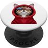 Bengal Kitten Lover PS Patriot Bengala Closeup Ritratto americano bandiera USA Occhiali da sole PopSockets PopGrip Adesivo