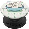 Pastel Dumpling Food Aesthetic Kawaii Dumpling Carino Anime Foodie Pastello Grafica Ragazze Bambini PopSockets PopGrip Adesivo