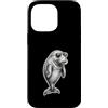 Dugongo Regalo Custodia per iPhone 14 Pro Max Cool Dugongo Occhiali Disegno Mucca Marina