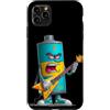 Rocking Battery Outfit Custodia per iPhone 11 Pro Max Batteria Rock con chitarra per adulti e bambini