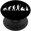 Regali Per Gli Appassionati Di Videogioc Gamer Evolution Giocatore Retrò Di Videogiochi PopSockets PopGrip Adesivo