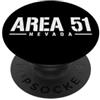 UFO GEAR AREA 51 GAMMA TEST E FORMAZIONE NEVADA PopSockets PopGrip Adesivo