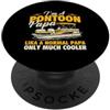 Pontoon Life Merch I'm A Pontoon Papa Lika A Normal Papa Only Very Cooler PopSockets PopGrip Adesivo