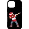 Dab Life Designs Custodia per iPhone 16 Pro Max Cool Kid Dabbing posa Cartoon Graphic