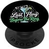 Bachelorette Bride Party Gear Sposa Last Fling Before Ring Bachelorette Party PopSockets PopGrip Adesivo
