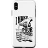 Grandio Design Beer & Alcohol Lover Drin Custodia per iPhone XS Max Funny Beer Lover I Make Pour Decisions Hands - Bottiglia da pinta