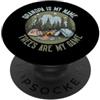 Forestry Gifts Nonno è il mio nome Alberi sono il mio gioco Forester PopSockets PopGrip Adesivo