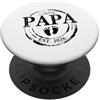 Future Papa Designs PAPA EST 2026 Annuncio in attesa di padre nuovo papà PopSockets PopGrip Adesivo
