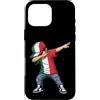 Italia Dab Nation Custodia per iPhone 16 Pro Max Bandiera Italiana Dab Boy Orgoglio Nazionale Giovani