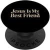 Christian Scripture Inspirational Bible Gesù è il mio migliore amico Fede cristiana Culto religioso PopSockets PopGrip Adesivo