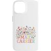 Postal Bloom Creations Custodia per iPhone 14 Apprezzamento dei lavoratori postali floreali del corriere della posta