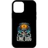 Electric Electrician Dog Lover Custodia per iPhone 12 mini Linea certificata Dog Danger Lineman Life