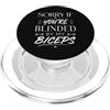 Blinded By Biceps Palestra Humor Bicipiti Sollevamento Pesi Bodybuilding Fitness PopSockets PopGrip per MagSafe