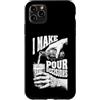 Grandio Design Beer & Alcohol Lover Drin Custodia per iPhone 11 Pro Max Funny Beer Lover I Make Pour Decisions Hands - Bottiglia da pinta