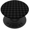 Preposh Nero Gingham Estetica Preppy Girly Moda Trendy PopSockets PopGrip Adesivo