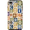 generic Custodia per iPhone 7 Plus/8 Plus Motivo Boho Celeste Sole e Luna