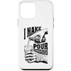 Grandio Design Beer & Alcohol Lover Drin Custodia per iPhone 12 mini Funny Beer Lover I Make Pour Decisions Hands - Bottiglia da pinta