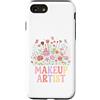 Bloom & Brush Designs Custodia per iPhone SE (2020) / 7/8 Design stravagante di bellezza floreale per truccatori