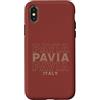 Italy born and Italian apparel Custodia per iPhone X/XS Vintage Pavia Italia