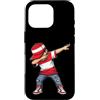 Dab Life Designs Custodia per iPhone 16 Pro Cool Kid Dabbing posa Cartoon Graphic