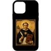 Icona di San Tommaso d'Aquino Custodia per iPhone 12 mini Elegante icona cattolica di San Tommaso d'Aquino