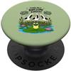 Back To School Outfit Frog Humor Club Toadally Awesome Kinder Class, divertente insegnante a forma di rana gabbiano PopSockets PopGrip Adesivo