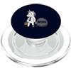 Unicorn Office Worker Corporate Slave Hu Divertente lavoro unicorno incatenato a rock ufficio umorismo burnout PopSockets PopGrip per MagSafe