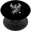 Japanese Kanji Art Apparel Phoenix Arte Giapponese Mitico Uccello PopSockets PopGrip Adesivo