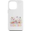 Admin Bloom Designs Custodia per iPhone 13 Pro Assistente amministratore della macchina da scrivere floreale segretaria
