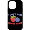 Fragole Frutta Fragole Abbigliamento Custodia per iPhone 14 Pro Max I Love You Berry Much Lampone Frutti di bosco dolci Bambini