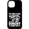 Pontoon Life Merch Custodia per iPhone 15 Non è un giorno sull'acqua finché il mio gommone non esce