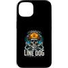 Electric Electrician Dog Lover Custodia per iPhone 13 Linea certificata Dog Danger Lineman Life