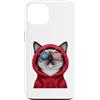 Siamese Kitten Lover PS Custodia per iPhone 13 Patriot Siamese Closeup Ritratto Bandiera Americana Occhiali Da Sole