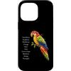 Tokyo Toons Custodia per iPhone 14 Pro Max Ara Pappagallo di Frutta Arcobaleno Arte Tropicale
