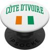 Rep Your Flag Costa d'Avorio Cultura Costa d'Avorio Bandiera Grafica PopSockets PopGrip Adesivo