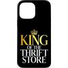 Thrifting Gifts & Thrift Lover Gift Custodia per iPhone 13 Pro Max Il re dell'usato e dell'usato