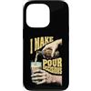 Grandio Design Beer & Alcohol Lover Drin Custodia per iPhone 13 Pro Funny Beer Lover I Make Pour Decisions Hands - Bottiglia da pinta