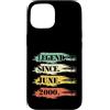 Lustige Legendäre Geburtstags Designs Custodia per iPhone 15 Compleanno design leggendario dal giugno 2000 retrò