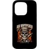 HVAC Technician Air Whisperer Skull Custodia per iPhone 15 Pro Utensili Skull certificati Air Whisperer HVAC