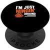 Buffalo Wing Apparel For A Chicken Wing I'm Just Wingin' Around Buffalo Wing Cook Chicken Wing Amante PopSockets PopGrip Adesivo