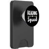 Cool School Book Group Tees Lettura Squad Doodle Insegnante Regalo Freccia Team Reader PopSockets PopWallet per MagSafe