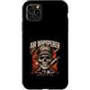 HVAC Technician Air Whisperer Skull Custodia per iPhone 11 Pro Max Utensili Skull certificati Air Whisperer HVAC