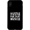 Personal Trainer Saying. 'Hustle For Tha Custodia per iPhone XS Max Design motivazionale per allenamento/citazione divertente da palestra