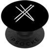 Funny Crochet Tees Ferri da maglia PopSockets PopGrip Adesivo