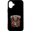 HVAC Technician Air Whisperer Skull Custodia per iPhone 16 Plus Utensili Skull certificati Air Whisperer HVAC