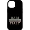 Italian born and Italy apparel Custodia per iPhone 15 Retro Bari Italia